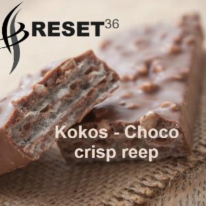 knapperige kokos choco crips reep