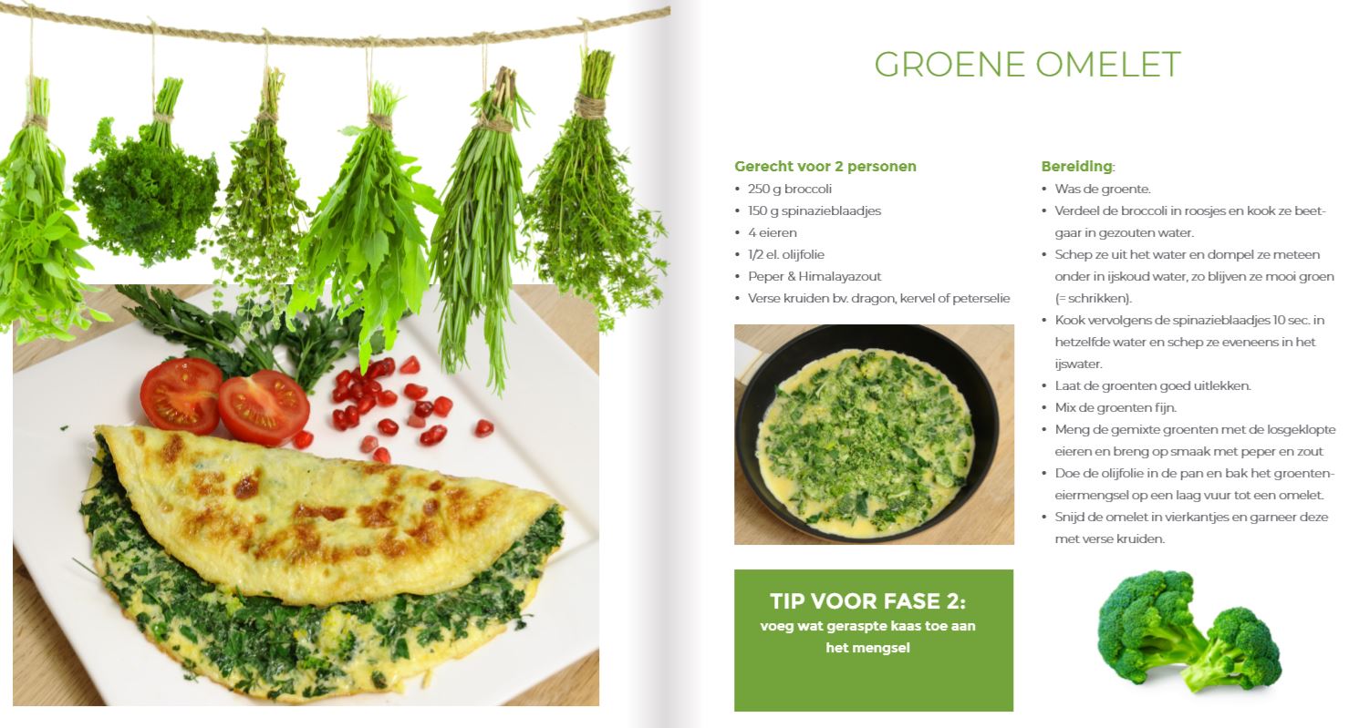 reset36 recept groene omelet