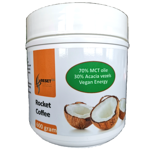 MCT poeder rocket coffee 600 gram