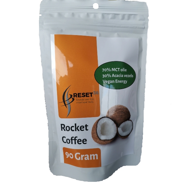 MCT poeder rocket coffee 90 gram